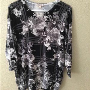 Misses Floral Printed Sweater